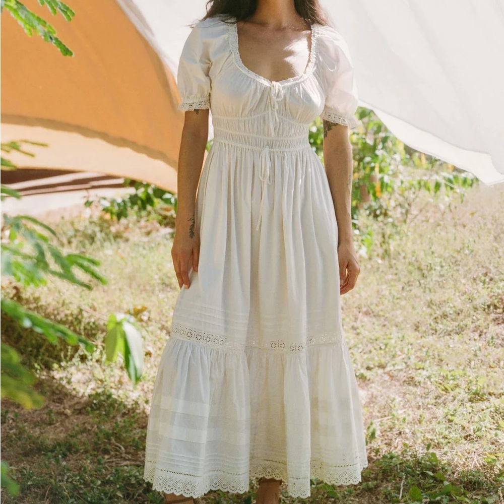 NWT Christy Dawn Brynne Dress in Pearl - size XS
